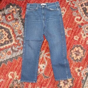 Levis Signature Jeans Womens High Rise Straight Heritage Leg Denim Size 14